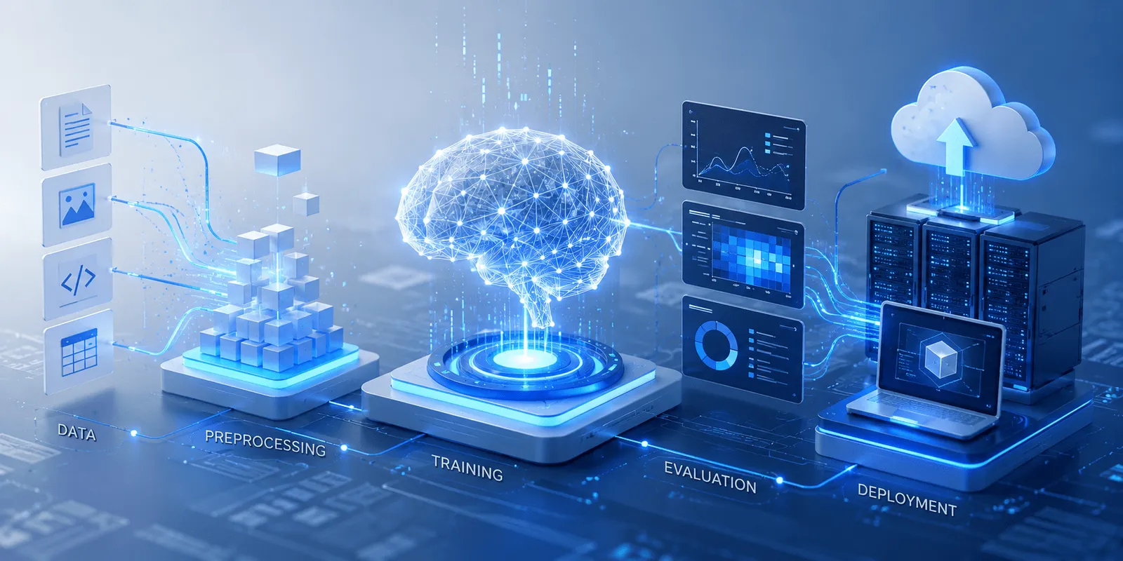 Data engineering and AI model pipeline